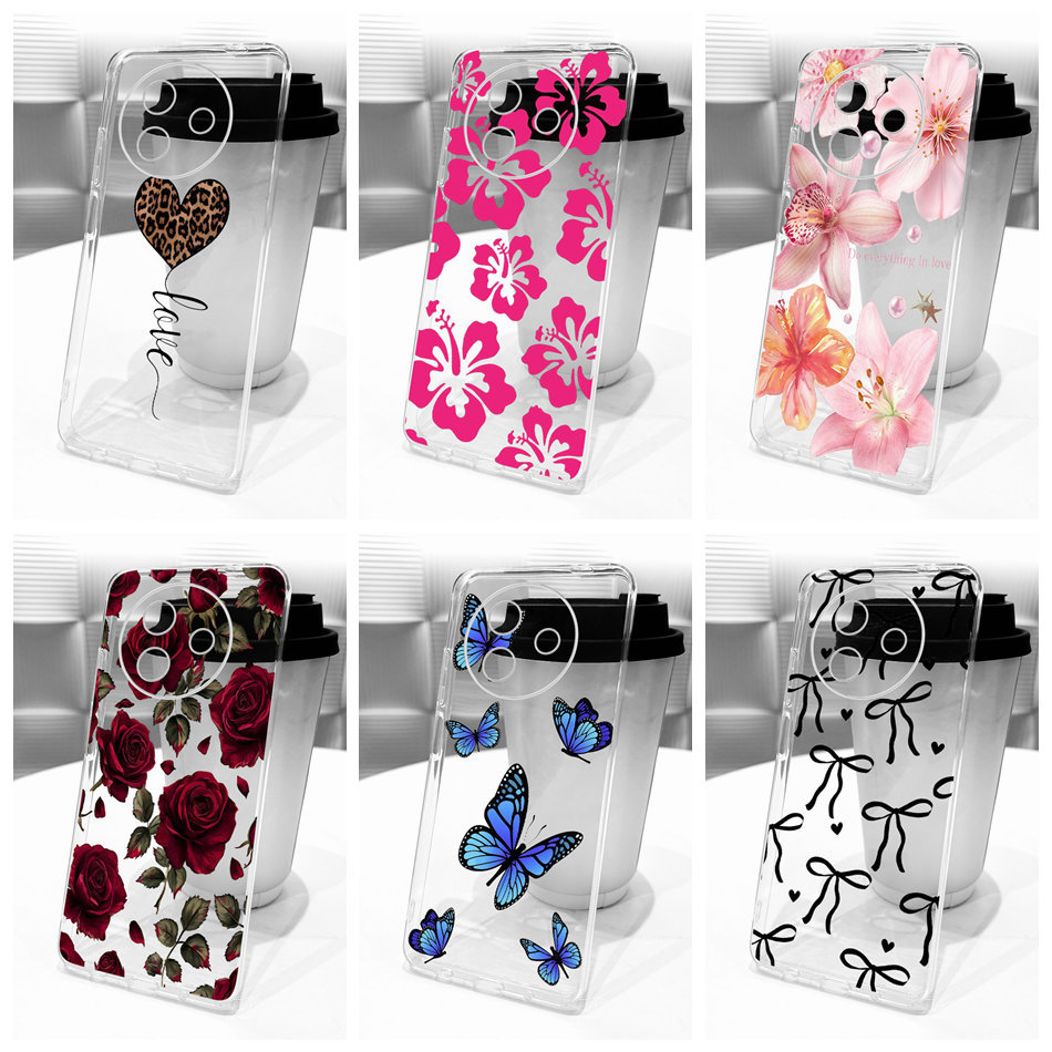 สําหรับ Vivo Y39 โปร่งใส TPU ปลอกซิลิโคนอ่อนนุ่ม VivoY39 Y 39 5G V2443 V2436 รูปแบบสไตล์เรียบง่ายเคส