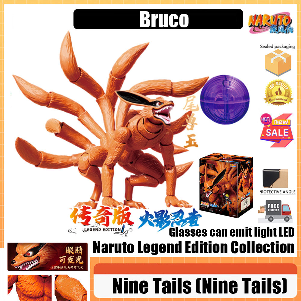 Bruco Nine Tails Building Block Man Naruto Legendary Edition Nine Tails Collection รูปของเล่นประกอบร