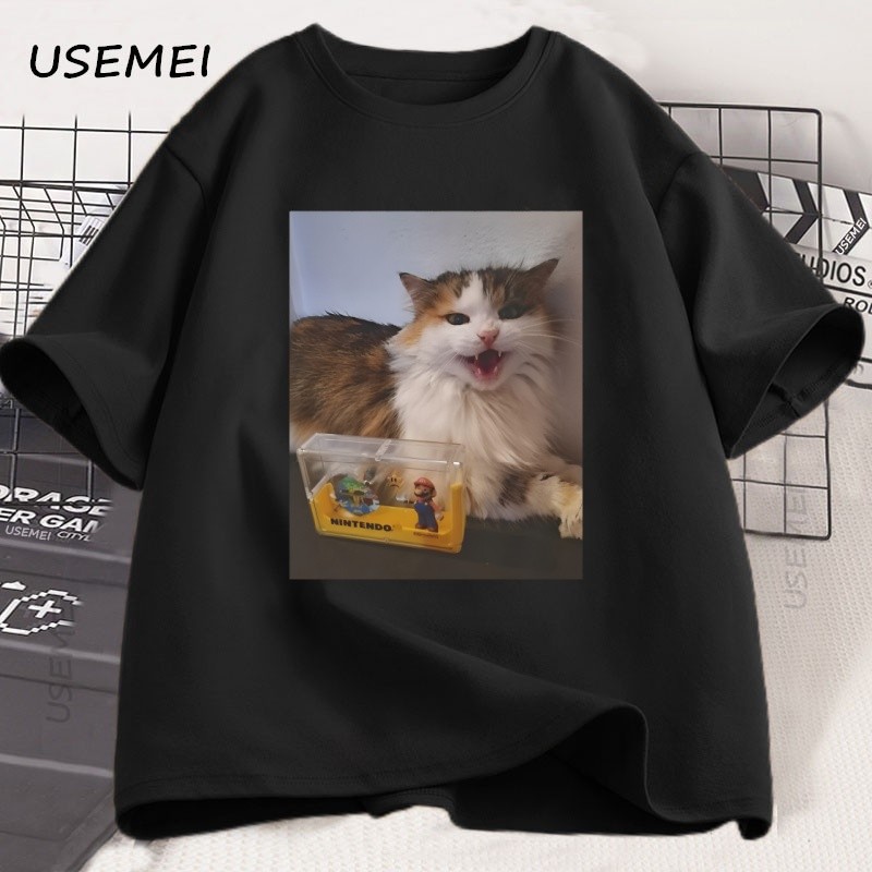 Forsaken Skin 007n7 Love Cat T Shirt Men Women Game Cosplay Tshirt Funny Graphic Tees Cotton Short S