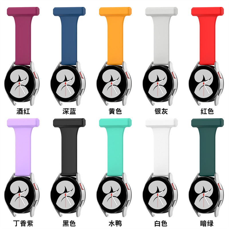 เหมาะสําหรับ Samsung Watch Galaxy watch6/5/4/classic active1/2 Generation Pin Strap Buckle Strap 46/