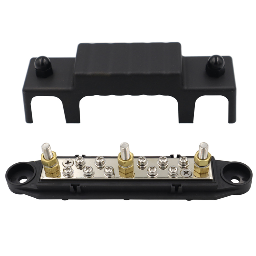 Busbar RV เรือยอชท์ M6 Busbar 150A กระแสไฟสูง 48V แถวทองแดง Busbar USP การเชื่อมต่อแถว