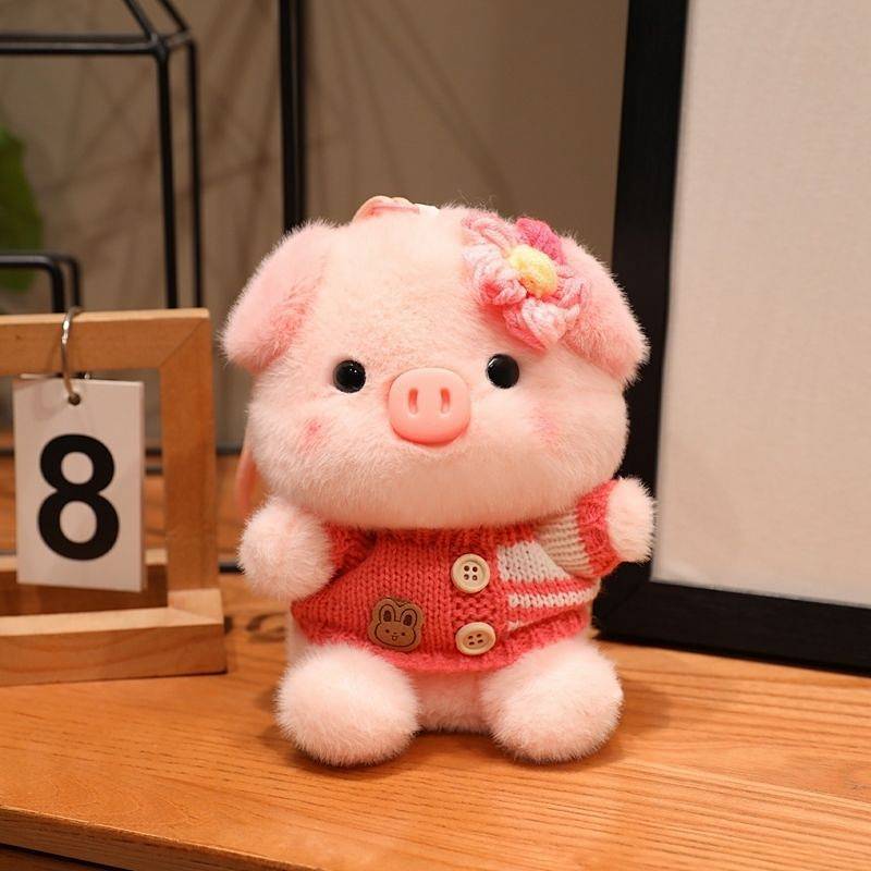 Piggy Doll Adorable Pet Doll Fragrance Doll Plush Toys Palm Backpack Pendant 0dlC