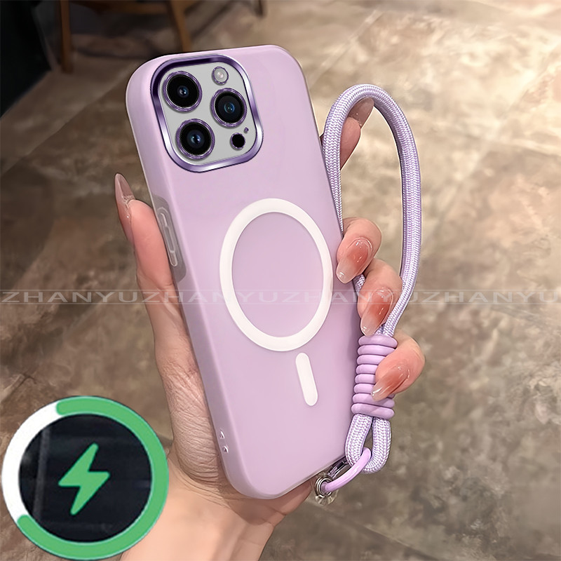 เหมาะสําหรับ iPhone 13 pro max 13 mini เคสโทรศัพท์ใหม่ minimalist anti jelly drop แหวนชาร์จแม่เหล็ก 
