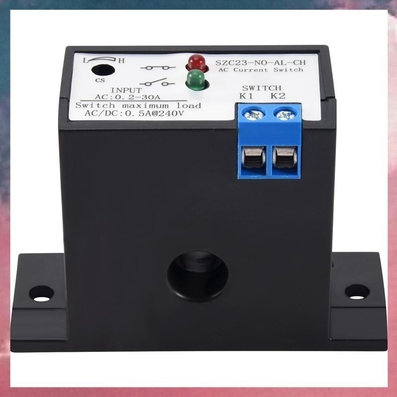 Current Mutual Induction Switch SZC23-NO-AL-CH ปกติเปิด Current Detection SWITCH สําหรับ AC Current 