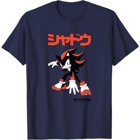 COD- เสื้อยืดแฟชั่น Sonic the Hedgehog, Shadow the Hedgehog ผ้าฝ้ายสะดวกสบาย men t-shirt