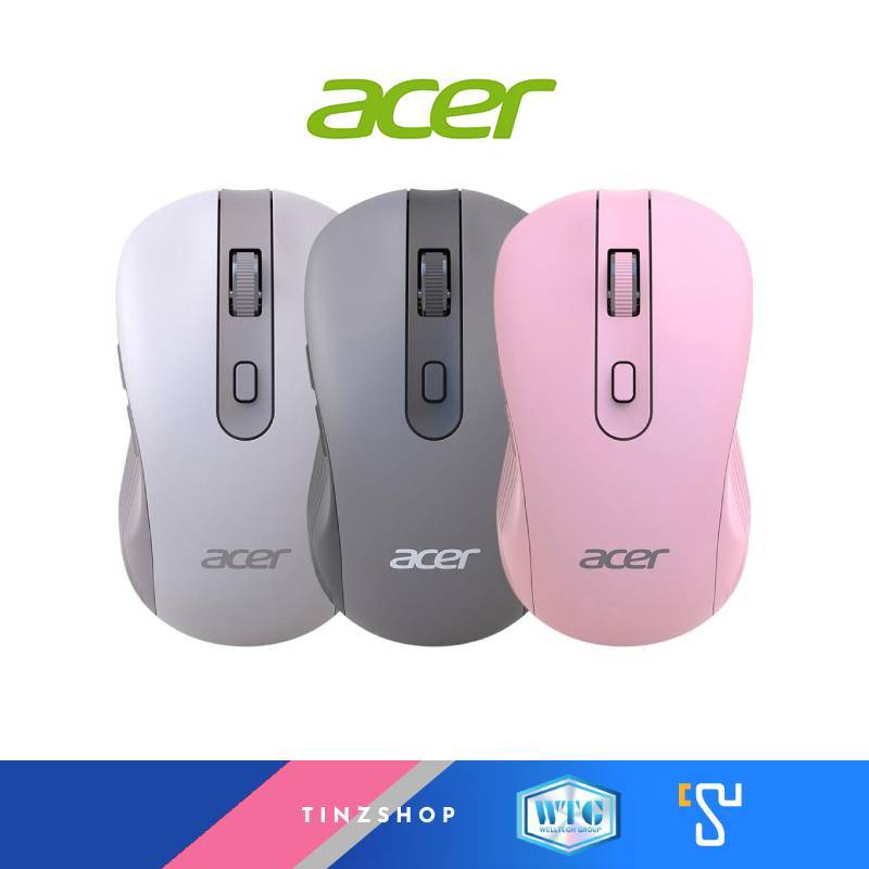[Tinzshop]  Acer RM400 WIRELESS MOUSE (เมาส์ไร้สาย)  ตัวตึงเรื่องความคล่องตัว รับประกัน Lifetime