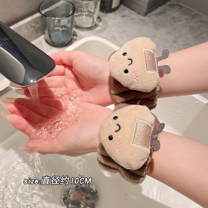 สายรัดข้อมือและที่คาดผมน่ารัก กันน้ำ สไตล์การ์ตูนสำหรับเด็ก