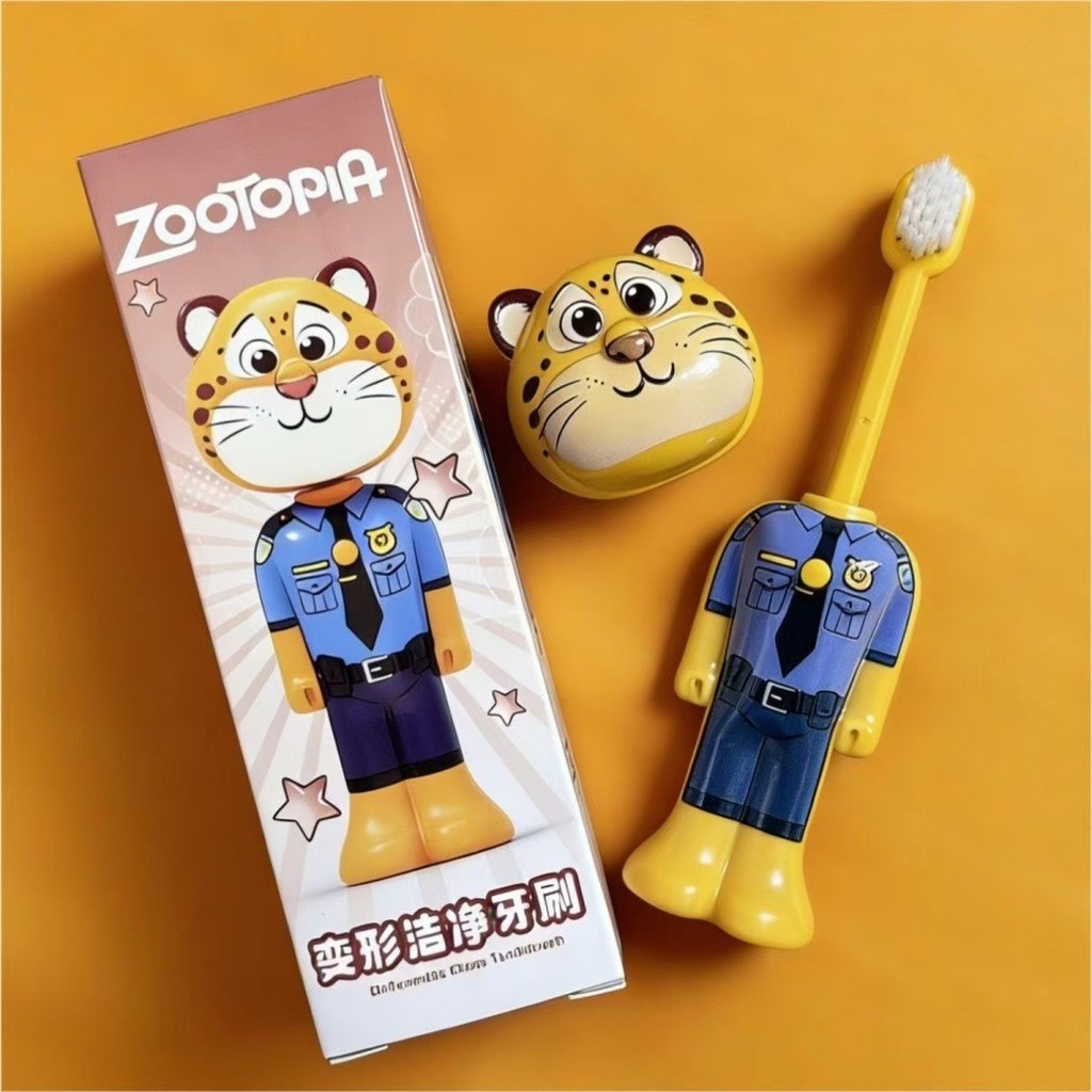 แปรงสีฟันเด็ก Zootopia Judy Nick ขนแปรงนุ่ม หัวเล็ก รูปที่ 7