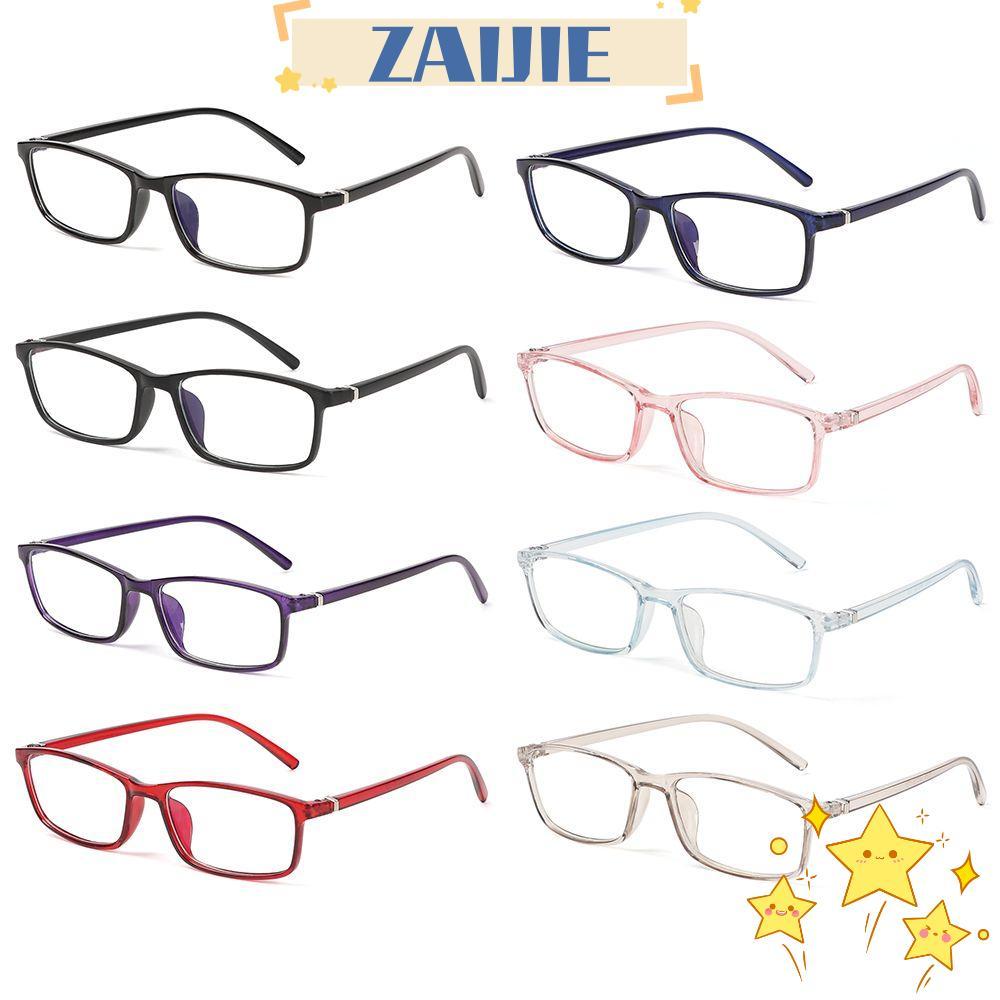 ZAIJIE แว่นตาป้องกันแสงสีฟ้า พกพาได้ง่าย เหมาะสำหรับการเรียนออนไลน์