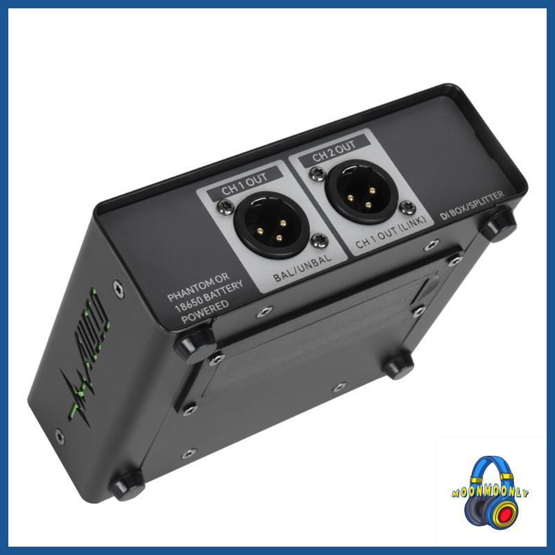 MOON DI20 DI BOX เครื่องกําจัดฮัมเพลงแบบพกพาช่วยเพิ่มความชัดเจนในระหว่างกิจกรรมสด