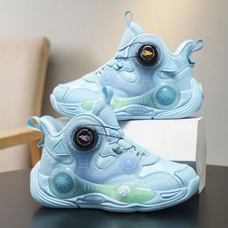 รองเท้าบาสเกตบอลสำหรับเด็กผู้ชาย สไตล์ใหม่ฤดูใบไม้ร่วง ออกแบ…