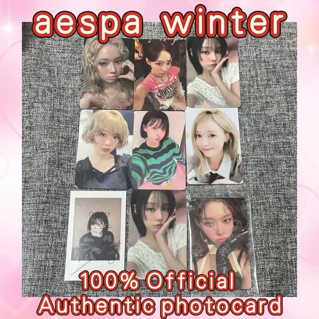 Aespa winter photocard aespa photocard อย่างเป็นทางการ 100%
