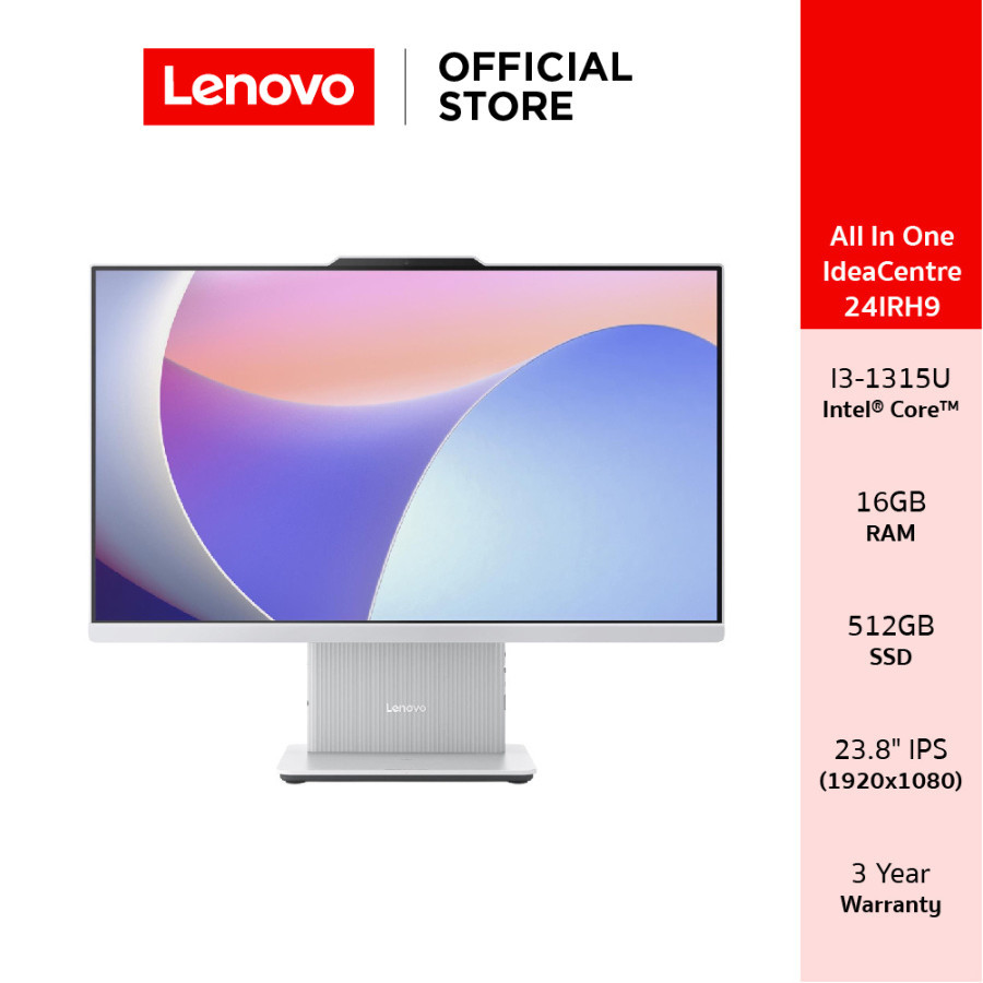 Lenovo IdeaCentre AIO 24IRH9(F0HN00Q0TA) Intel Core I3-1315U 16GB SSD 512GB 23.8" IPS