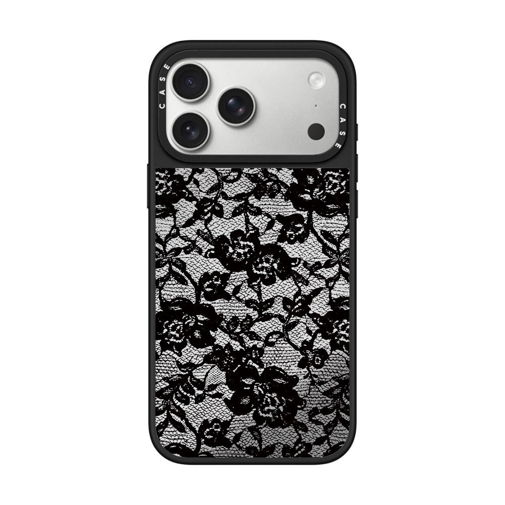 ลูกไม้ดอกไม้กระจกแม่เหล็กเคสโทรศัพท์สําหรับ ไอโฟน 17 มือโปร สูงสุด 17 อากาศ 16 บวก 15 14 13 12 11 ปลอกกันกระแทก
