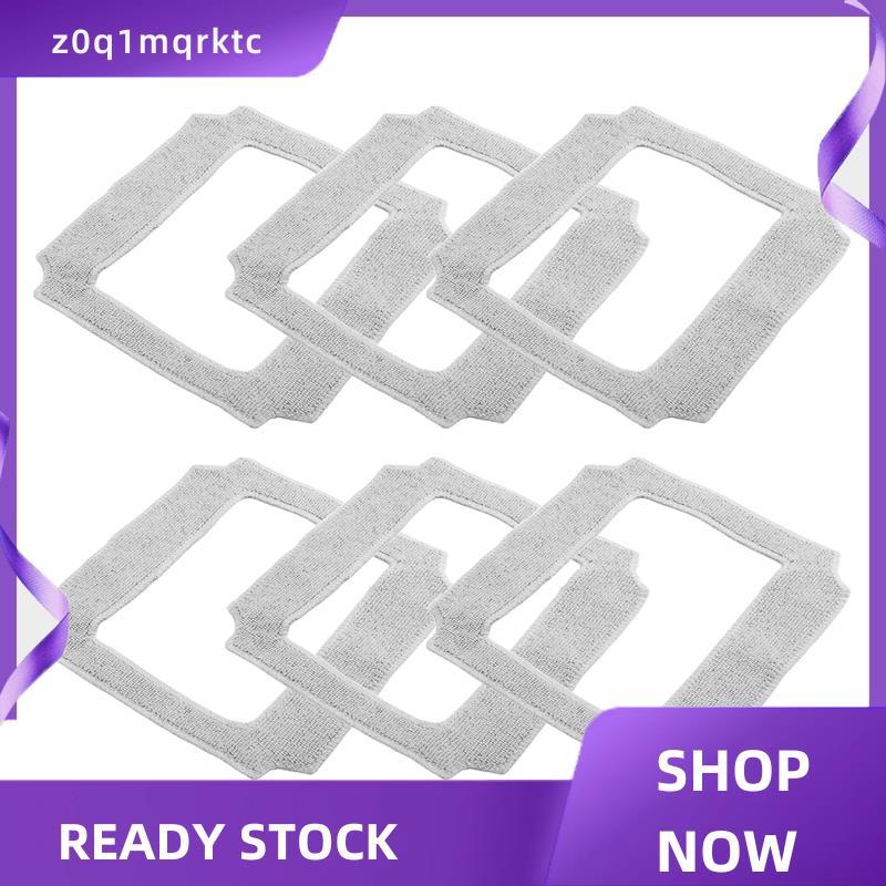z0q1mqrktc 6PCS ทําความสะอาดหน้าต่างหุ่นยนต์ Mop ผ้าทําความสะอาด Rag ผ้าเช็ดตัวผ้าฝุ่นผ้าทําความสะอา