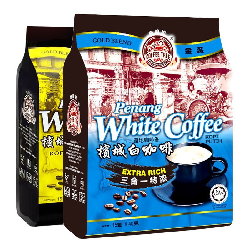 2026 สินค้าใหม่ Coffee Tree Penang White Coffee นําเข้าจากมาเลเซีย 2 in 1 Original Flavour Extra Str