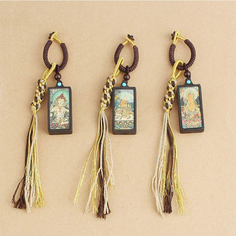 Ebony Nothing Card พวงกุญแจรถ Zakiram Thangka จี้
