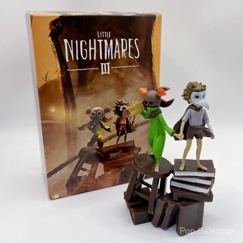 2 ชิ้น/เซ็ต 11 ซม.Terror ผจญภัยเกม Little Nightmares 3 Low Alone Crow PVC Action Figures รูปปั้นเดสก