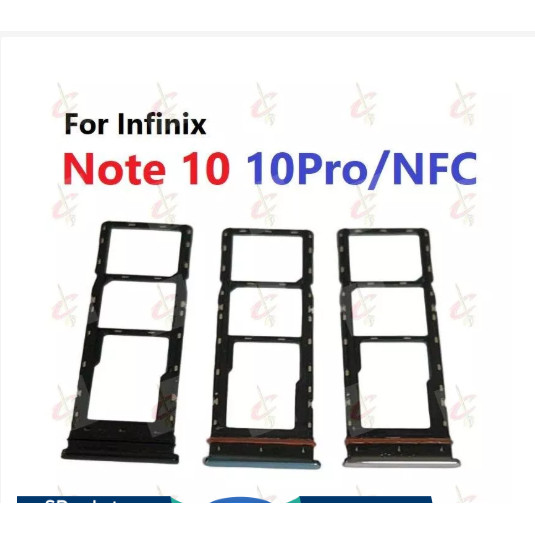 ที่วางถาดซิมสําหรับ Infinix Note 10 Pro NFC X693 X695 X695C X695D