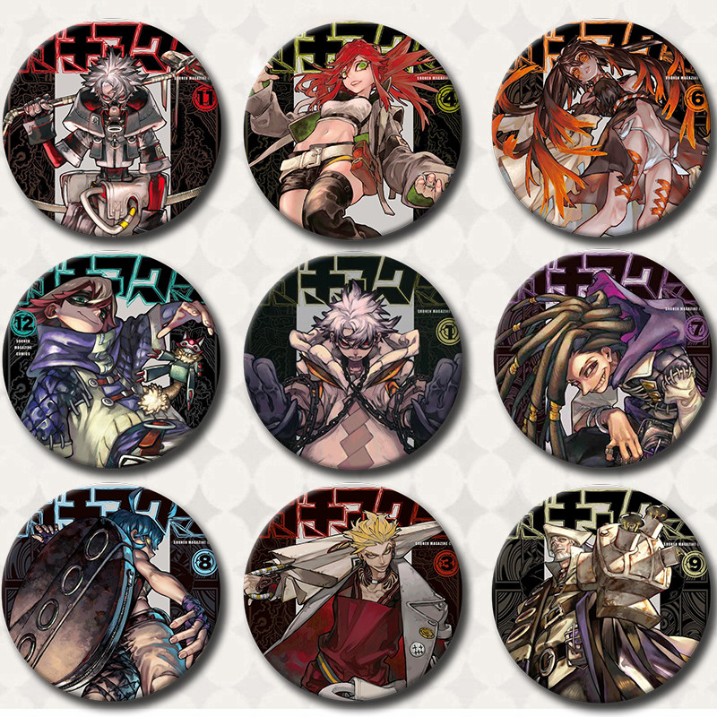 ญี่ปุ่นอะนิเมะมังงะ Gachiakuta เคลือบ Pins Rudo Surebrec การ์ตูน Badge กระเป๋าเป้สะพายหลังเสื้อผ้าปก