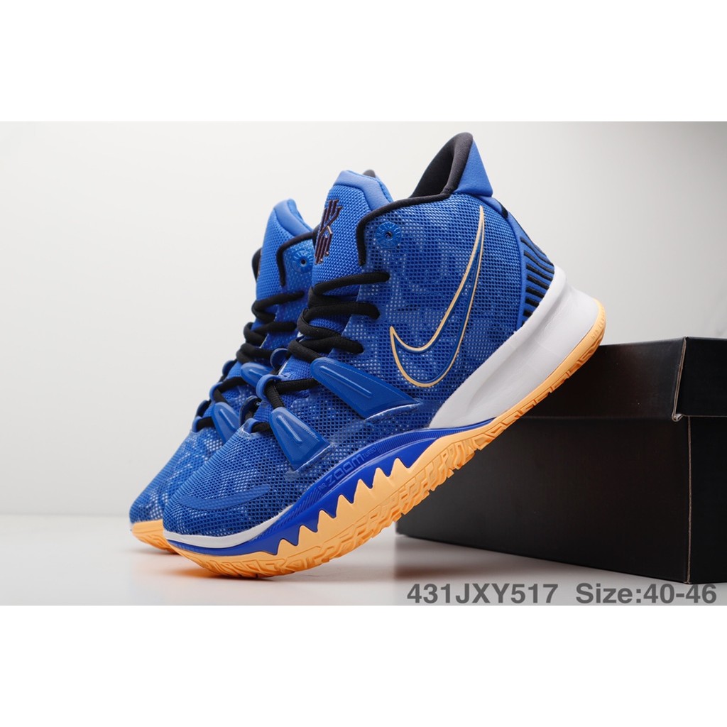 NK Kyrie 7 Irving 7th Generation Indoor Casual Sports Mid Top รองเท้าบาสเก็ตบอล