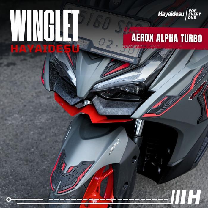 Hayidesu Lower Winglet Aerox ALPHA (เทอร์โบ/มาตรฐาน/Cybercity)