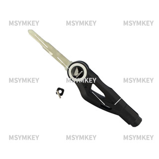 กุญแจมอเตอร์ไซค์พับ สําหรับ ฮอนด้า คลิก พับ กุญแจเปล่า เส้นท…