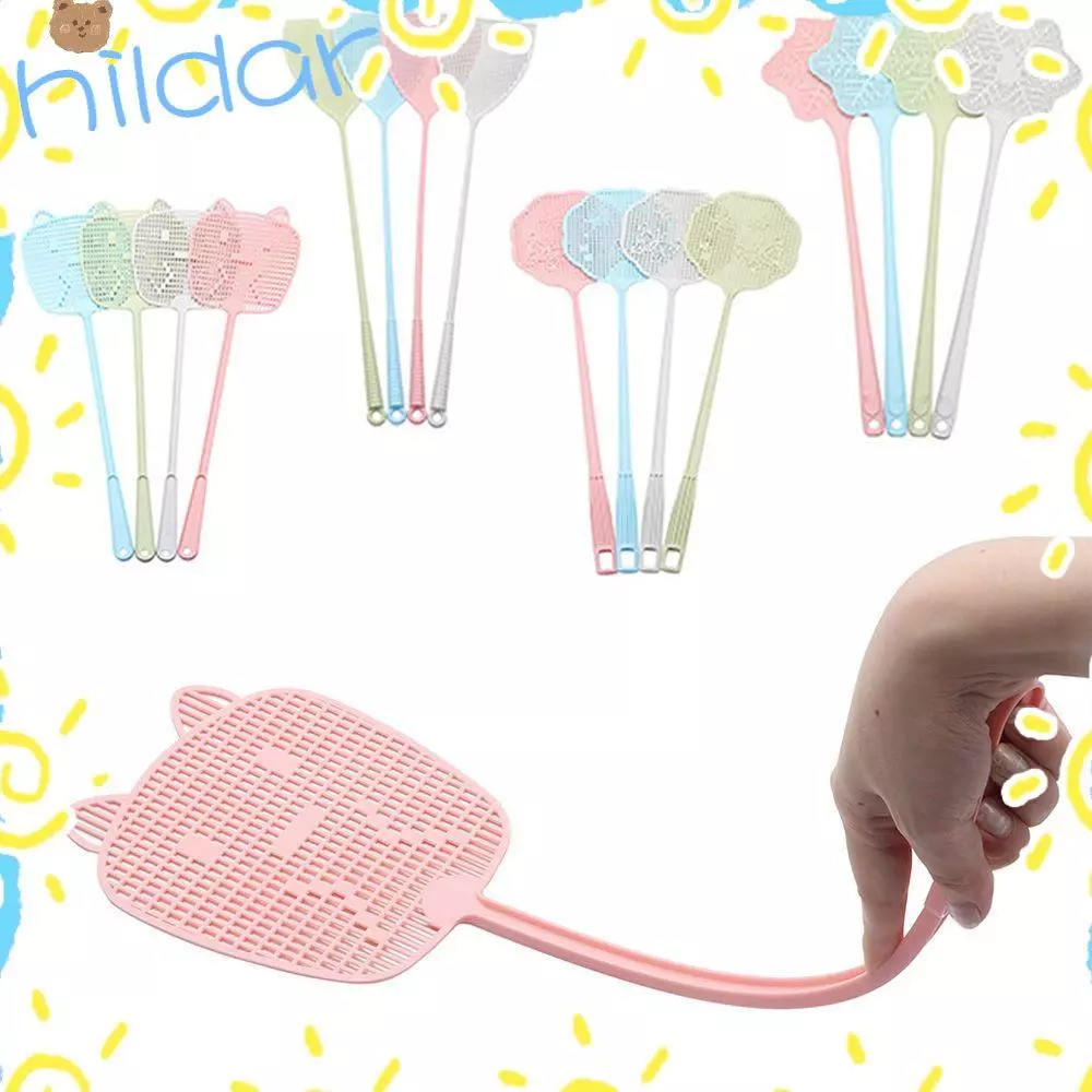 ฮิดาร์ ไม้ตีแมลงวัน เครื่องมือยืดหยุ่นแบบยืดได้ ป้องกันพลาสติก
