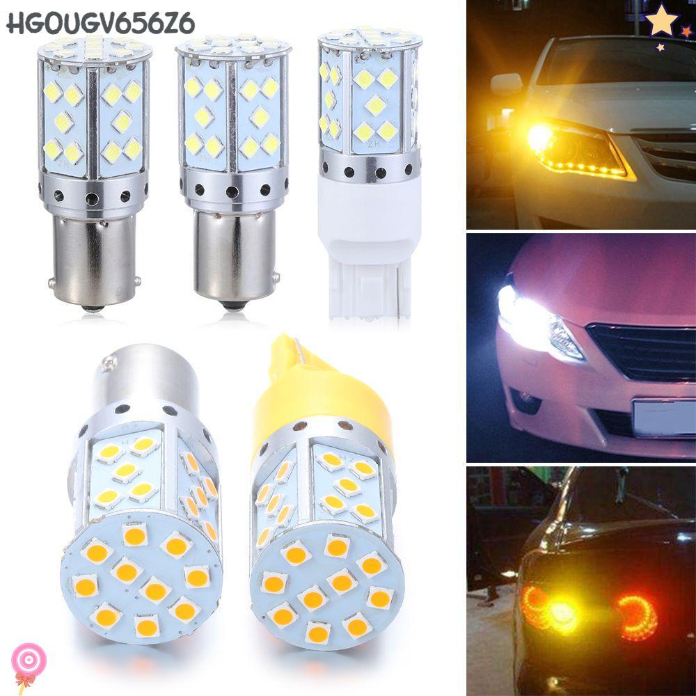 HGOUGV656Z6 เลี้ยวหลอดไฟ 35SMD 1156 BAU15S PY21W T20 7440 Canbus ฟรี