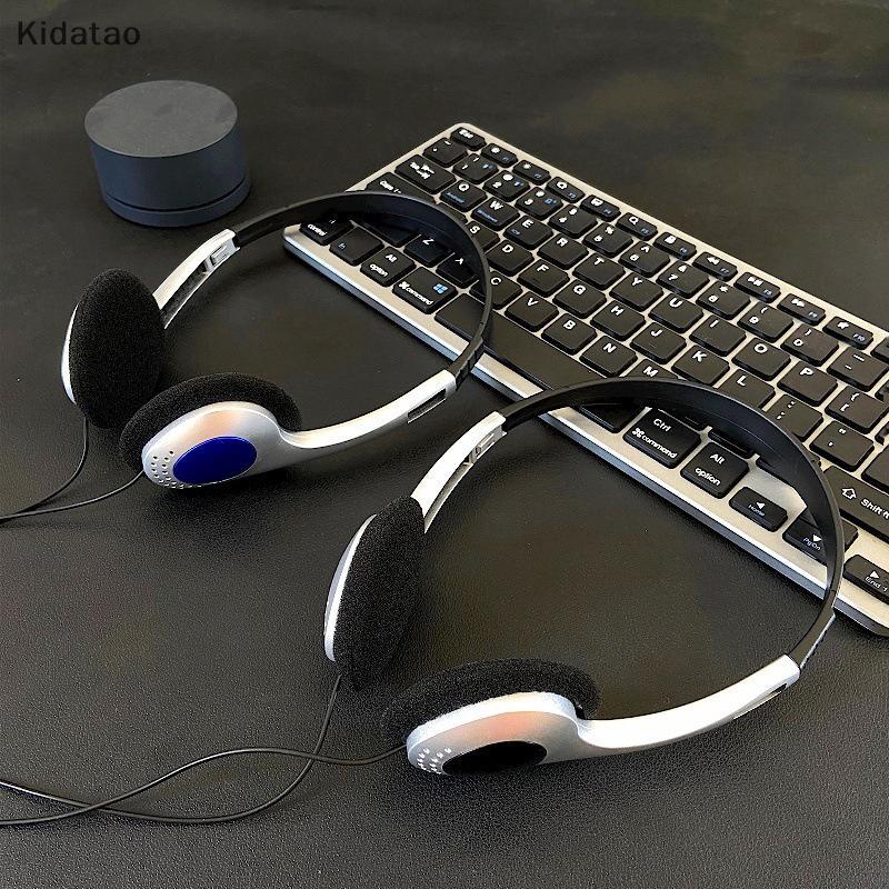 Kidatao บุคลิกภาพ Retro หูฟัง Millennium Y2K สไตล์หูฟังชุดหูฟัง Over Ear Earbud แฟชั่นชุดหูฟังแบบมีส