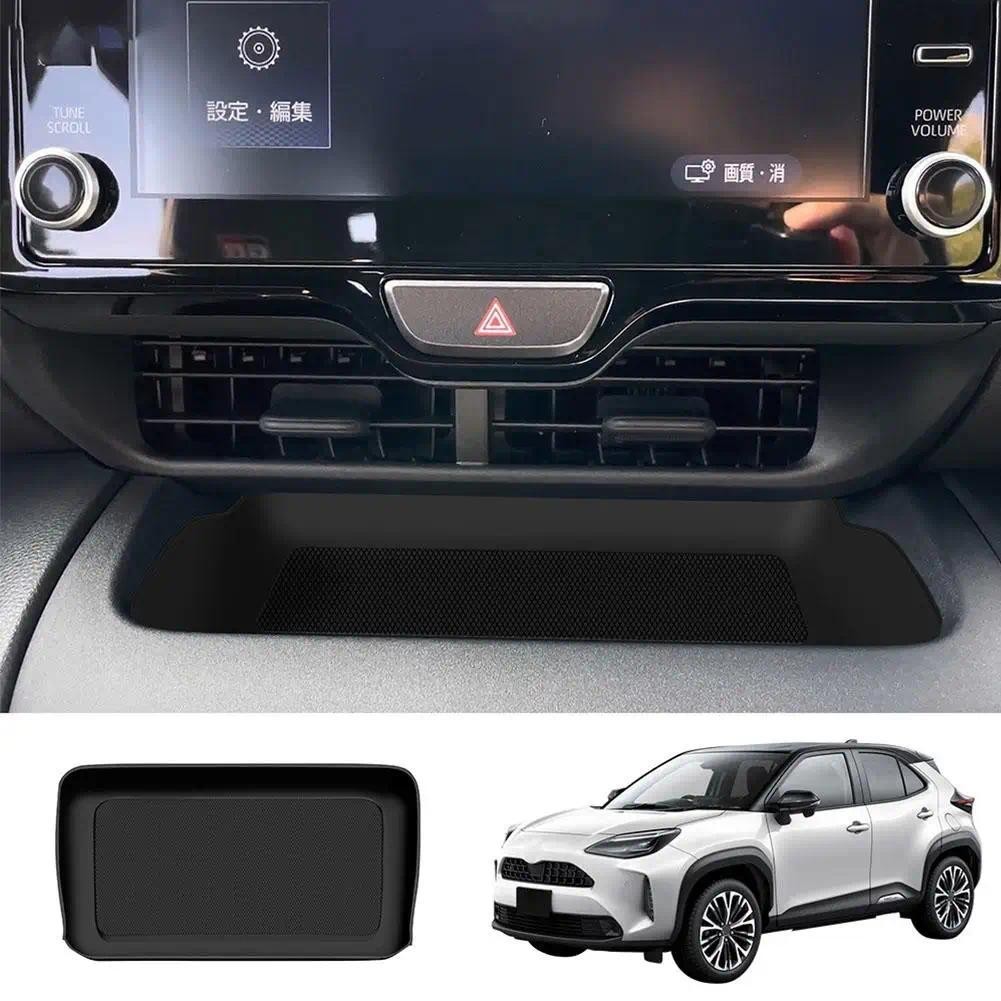 สําหรับ Toyota Yaris Cross 2019-2025 ซิลิโคน Pad สําหรับกล่องเก็บภายใต้หน้าจอนําทาง Anti-slip กันฝุ่