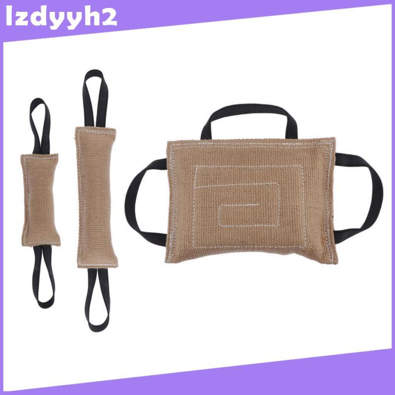 [Lzdyyh2] ของเล่น Tug พร้อมที่จับแข็งแรงสําหรับสุนัขขนาดเล็กถึงใหญ่ - สําหรับ Tug of War, , Puppy Tr