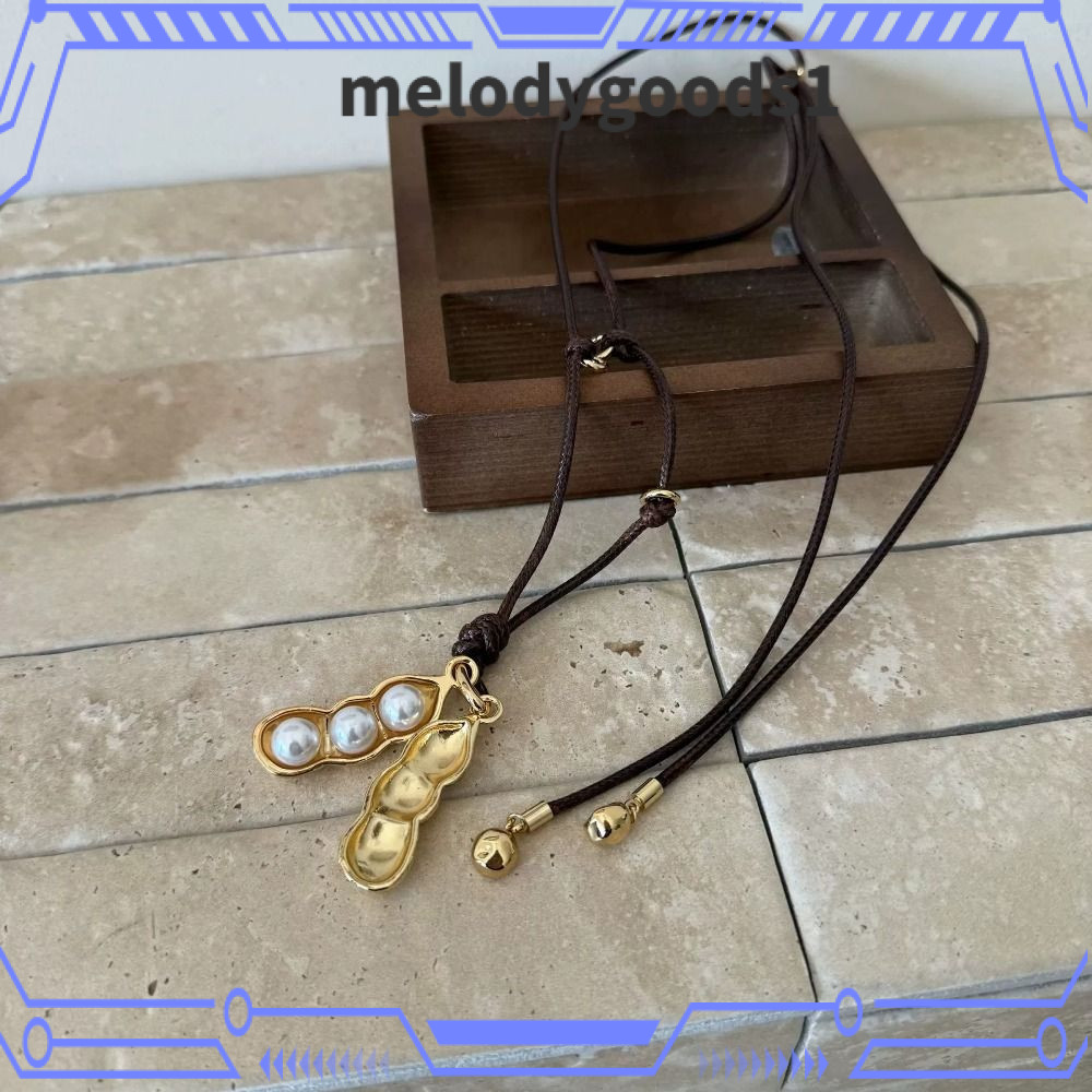 สร้อยคอ Pea Pod เชือกโลหะผสม สำหรับผู้หญิง