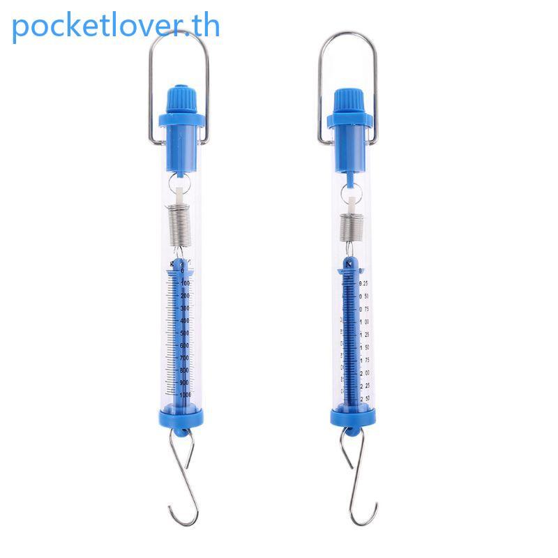 Poc 2 5N 10N Newton Force Meter Spring Scale Dual Scale Labeled Tubular Dynamometer