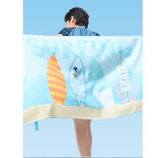 NM -106 ผ้าเช็ดตัว ผ้าคลุมขนหนู พกพาสะดวกเหมาะกับชายหาดแห้งเ…