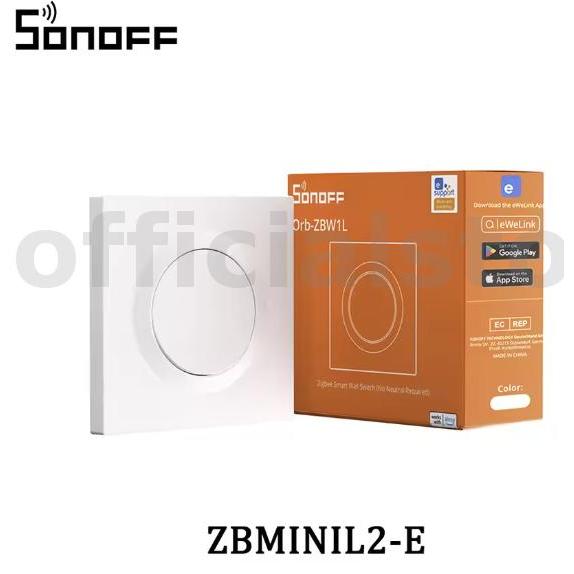 SONOFF Orb-ZBW1L Zigbee3.0 สมาร์ทสวิตช์ผนัง Fusion Series ZBMINIL2-E ไม่ต้องใช้ Neutral Seamless Int