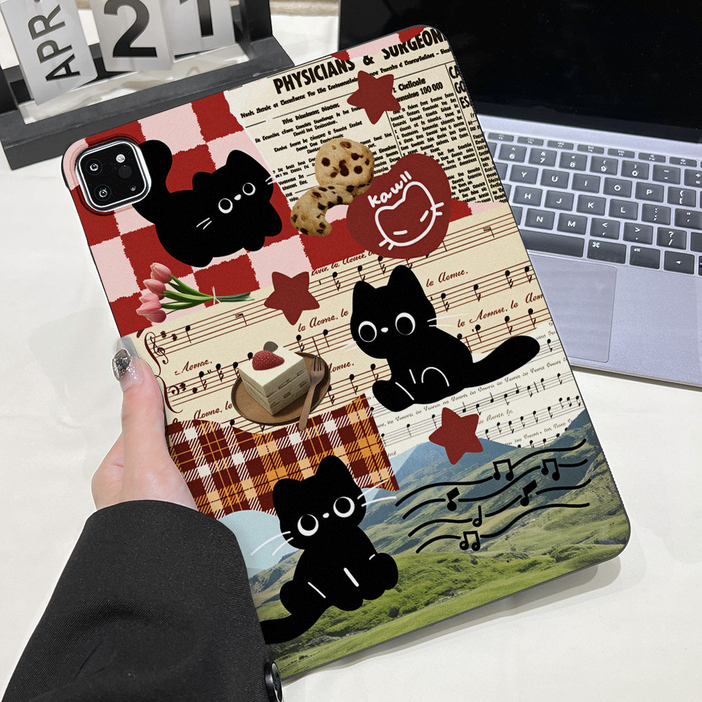กรณี สำหรับ Xiaomi Pad 7/7S Pro/6/6Pro/6S Pro/8/8Pro Pad Mini กรณี Redmi K Pad 2Pro SE Poco Pad แมวน่ารัก ฝาครอบแท็บเล็ต