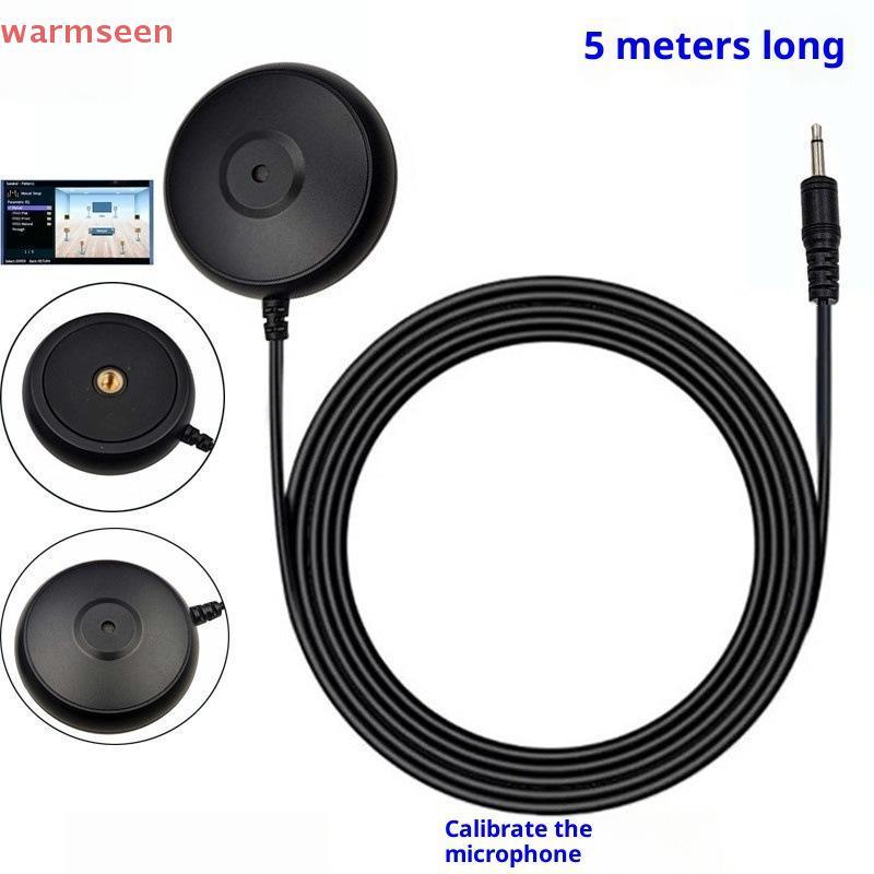 (warmseen) 1 ชิ้น 5 เมตรเปลี่ยนสาย Calibration ไมโครโฟนสําหรับ Pioneer MCACC AV Home Receiver สําหรับ MONO Plug Mic 20Hz-16KHz Freq Response