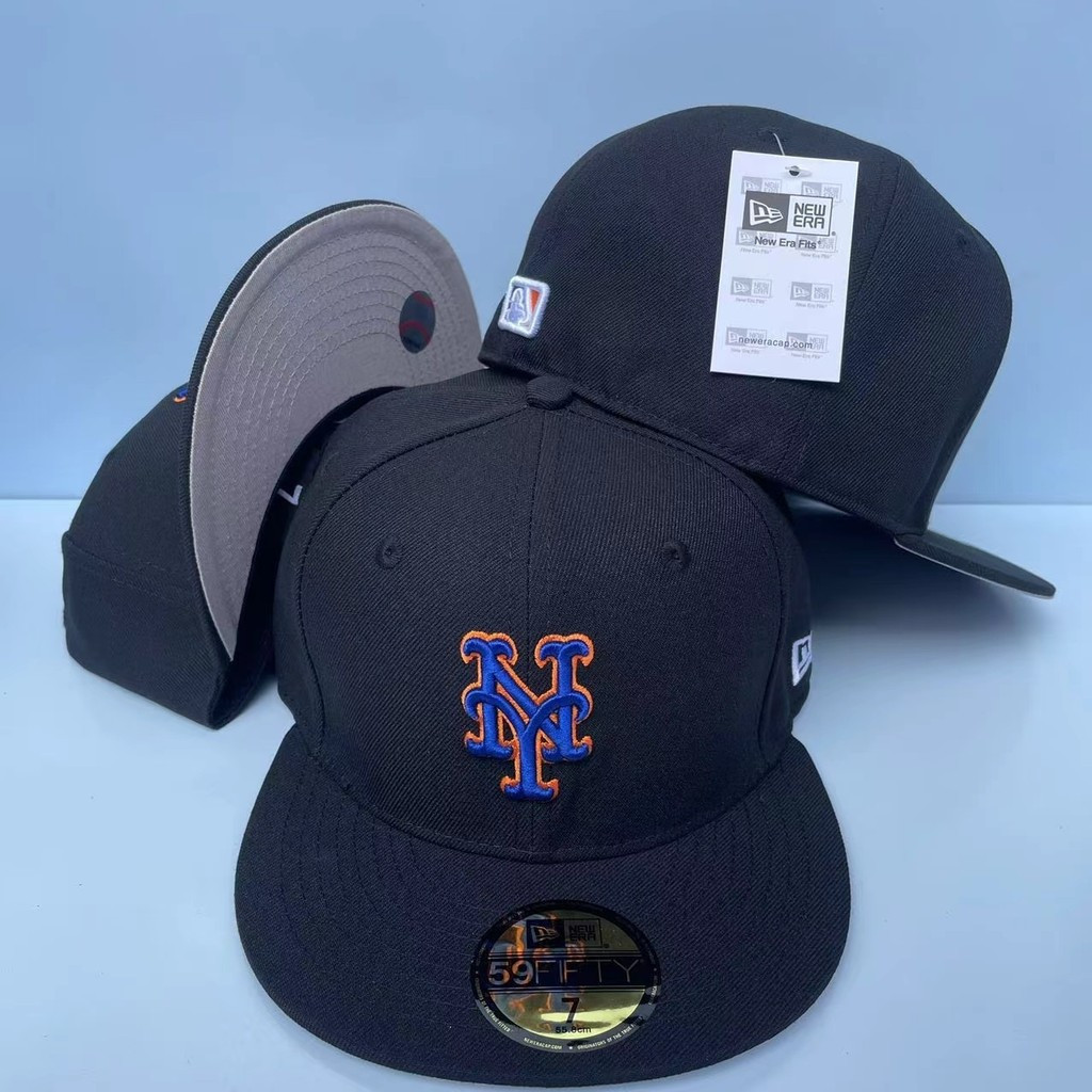 หมวกเบสบอล NewYork Mets แบบขอบแบน สำหรับทั้งชายและหญิง