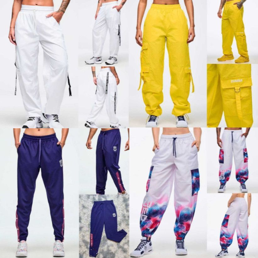 [ZZB Pants] zumba zumba zumba Series Streamer Pants Dance Fitness Men Women Loose Quick-Drying Sport