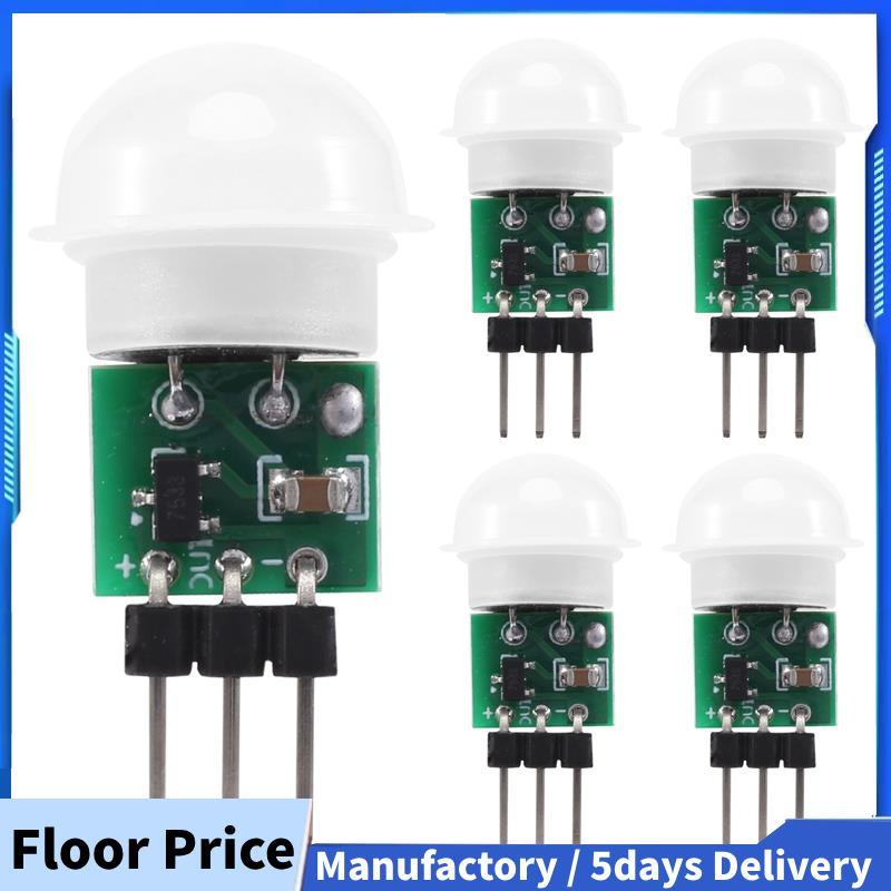 AM312 PIR Sensor,5 Pack PIR Motion Sensor กลางแจ้ง Mini Pyroelectric อินฟราเรด PIR Human IR Sensor โ