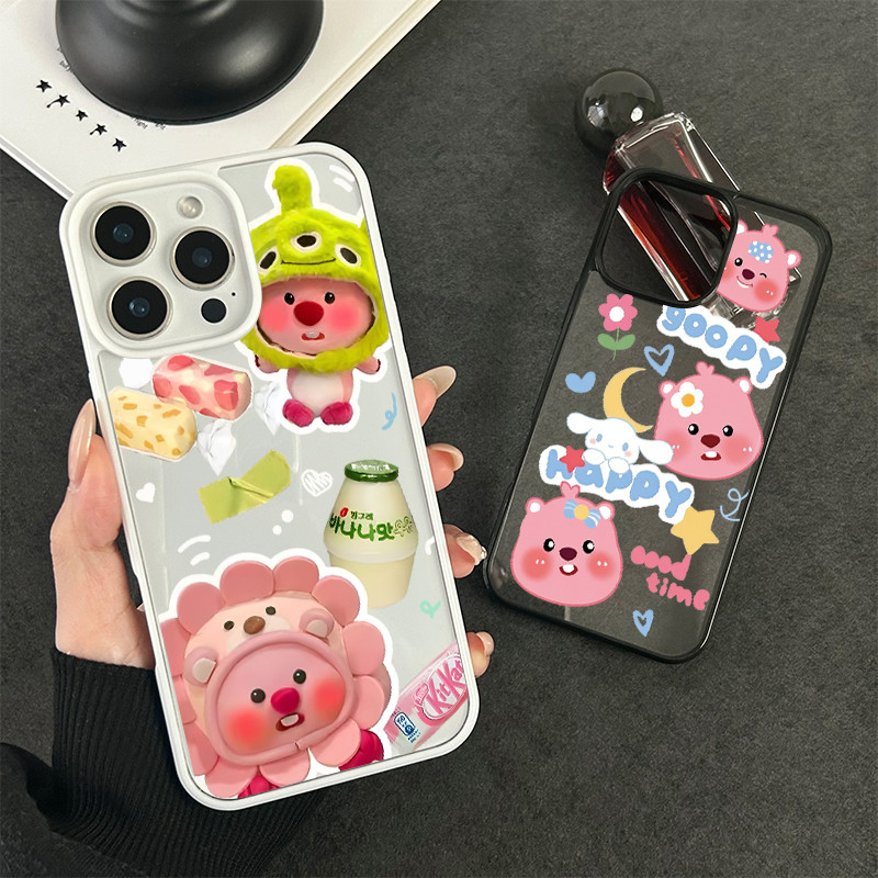 เคสอะคริลิคใสแข็งลายปลาลูปี้น่ารัก สำหรับ iPhone 11 12 13 14 15 16 Pro Max iPhone 13 iPhone 15 Pro Max ดีไซน์สวยงาม