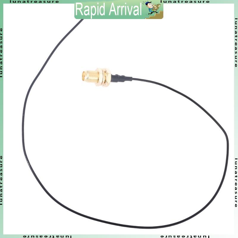 Lun สะดวกกับ RPSMA Cable Antenna สําหรับ AX210 AX200 9260NGW 8260NGW 8265NGW M 2 การ์ด WiFi เชื่อมต่