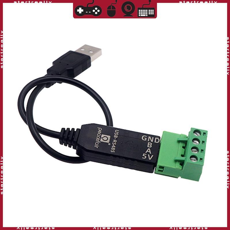 ST สายต่อ USB RS485 เป็นการเชื่อมต่ออะแดปเตอร์ USB พอร์ตอนุกรม RS485 Converter