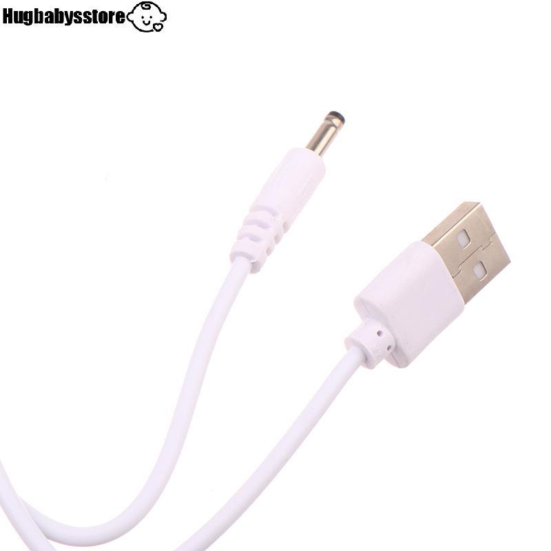 [Hugbabys-t] USB ถึง DC 3.5 มม.สายไฟ Ja Connector 5V Charger Power Cable Universal สําหรับ HUB Mini Fan Router ลําโพง MP3/MP4