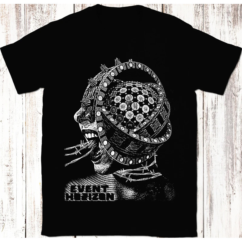 เสื้อยืด Event Horizon 1997 ภาพยนตร์ไซไฟสยองขวัญ เสื้อแขนสั้น เสื้อผ้าแขนสั้นสำหรับผู้ชายและผู้หญิง 