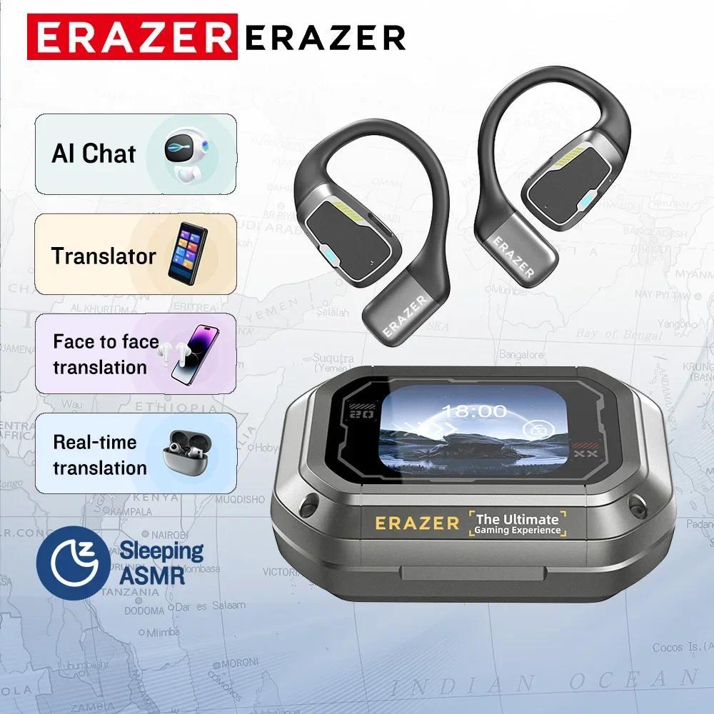 [AI หูฟัง]ผู้แปล Erazer XP6 หูฟังบลูทูธ Sleep ASMR ชุดหูฟัง DIY Equalizer APP AI หูฟังไร้สาย Office 