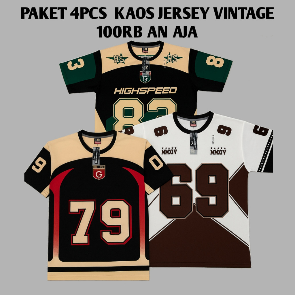 เจอร์ซีย์ สไตล์ Boxy fit น่ารักกราฟิก 89 / Oversize Sleeve Jersey / Jersey Vintage สไตล์เกาหลี / Str