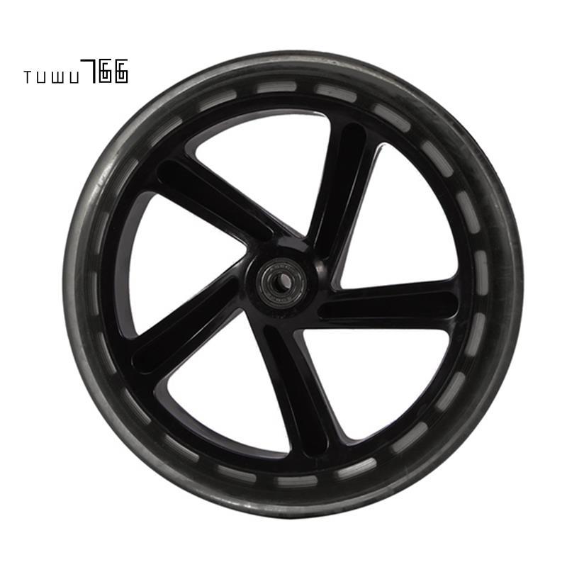 [tuwu766]Kick Scooter Wheel Replacement Scooter Wheel 200 mm with ABEC 7 Bearings ความหนา 30 mm