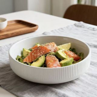 【พร้อมส่ง】จานเซรามิก จานอาหารค่ำ จานสลัด จานสเต็กและพาสต้า ส…